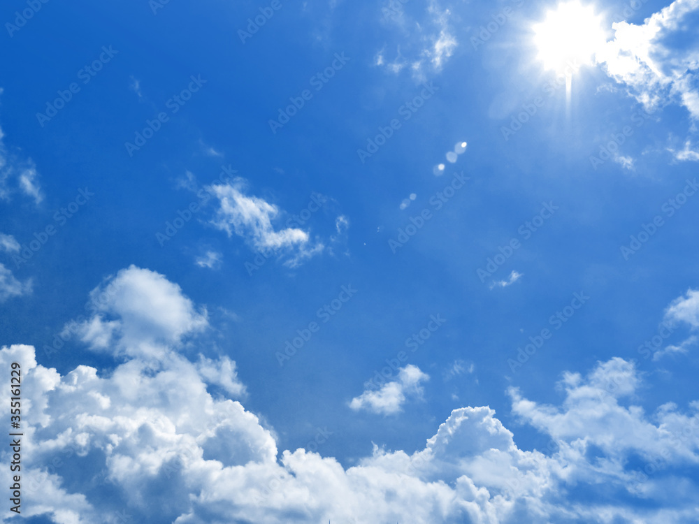 イラスト風に加工された空の背景stock Photo Adobe Stock イラスト風に加工された空の背景stock Photo Adobe Stock