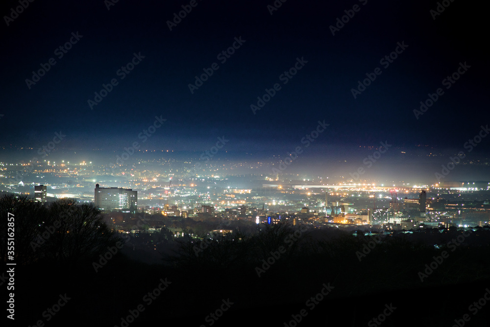 sheffield skyline at night