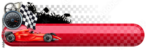 racing finish banner