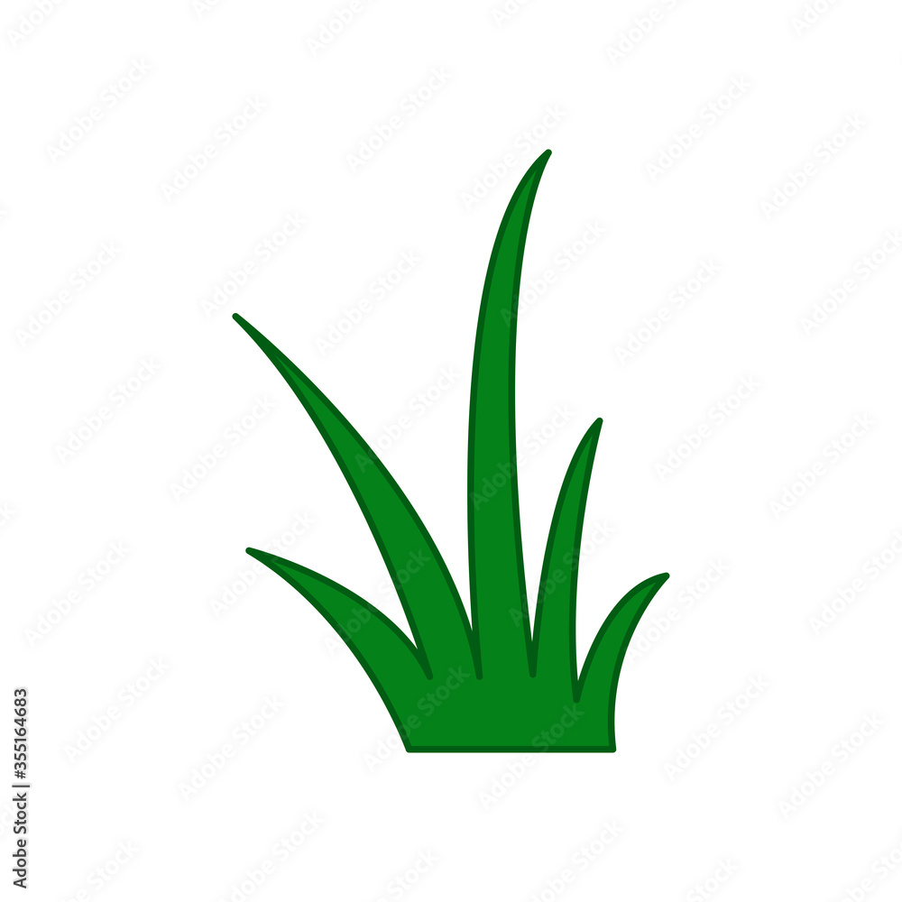 Obraz premium Green Grass icon