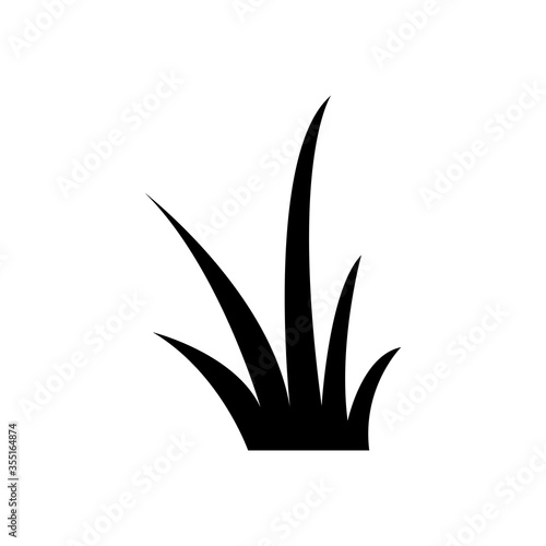 Grass icon vector