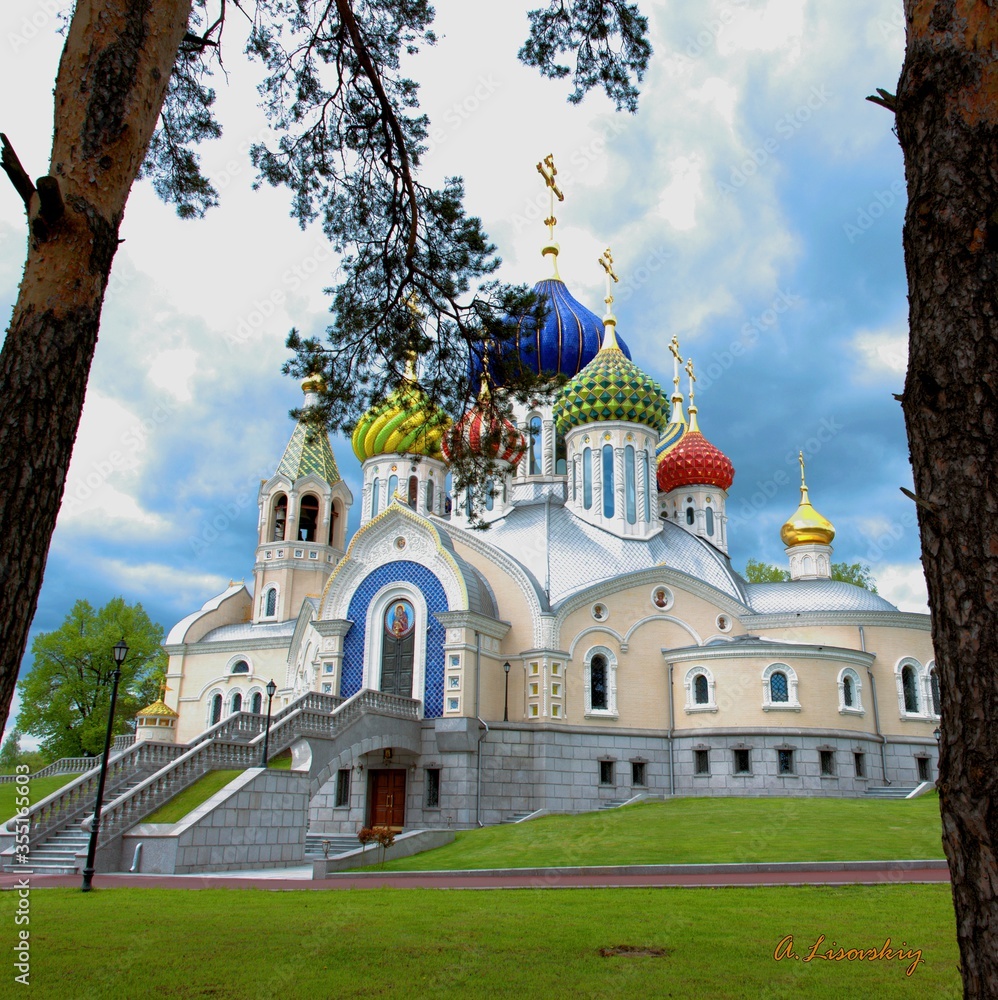 Cathedral Church of Igor Chernigov in Peredelkino. Moscow.