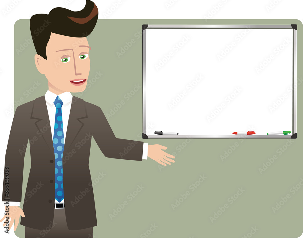 Businessman presentation Businessman presentation