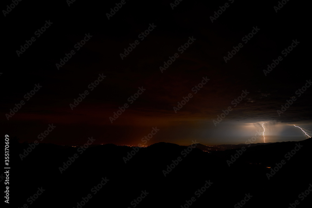 Lightning and clouds. Natural phenomenon was taken at Pokut Plateau, Karadeniz / Black Sea region / highlands of Turkey Lightning and clouds. Natural phenomenon was taken at Pokut Plateau, Karadeniz / Black Sea region / highlands of Turkey