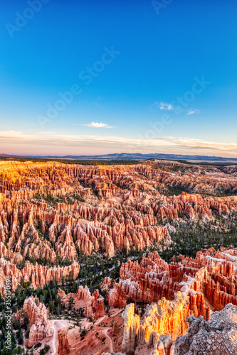 Bryce Canyon National Park at Sunrise, View from Bryce Point, Utah