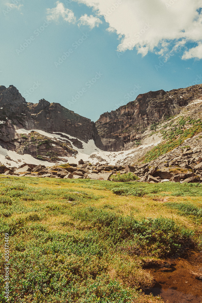 Sayan mountains in the summer in the national Park Ergaki rocks Sayan mountains in the summer in the national Park Ergaki rocks
