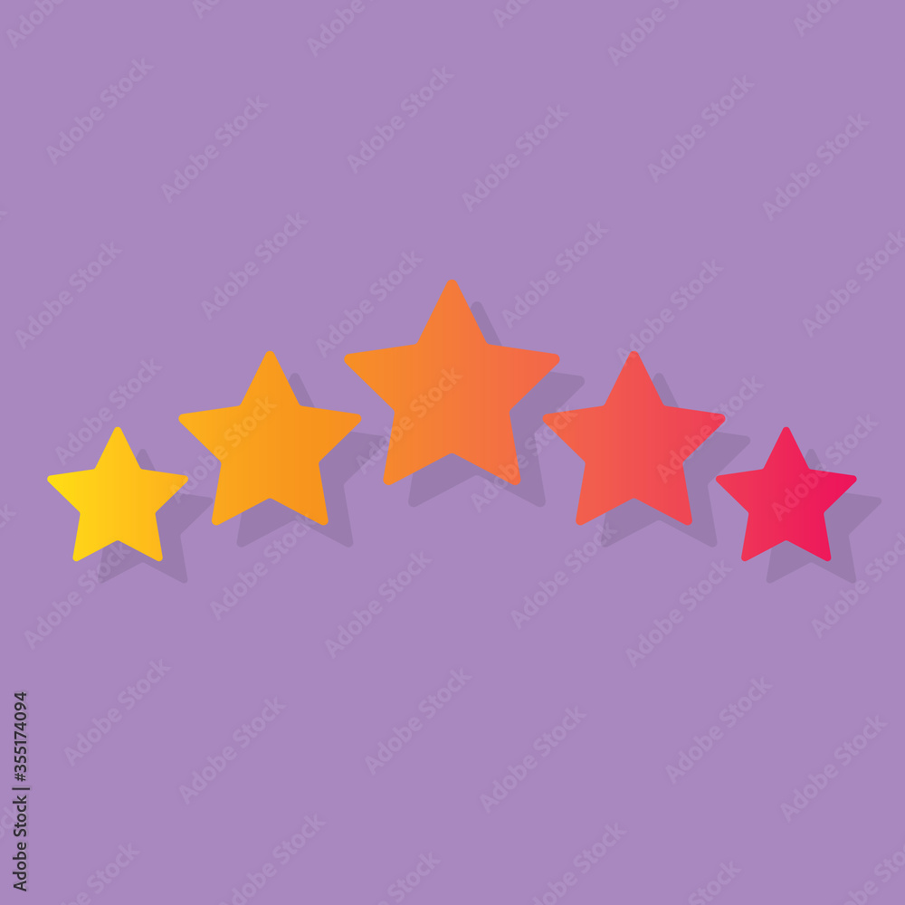 five star rating icon- vector illustration five star rating icon- vector illustration