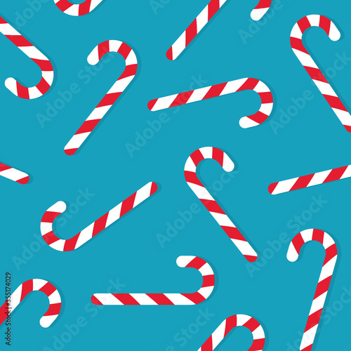 christmas candy pattern- vector illustration