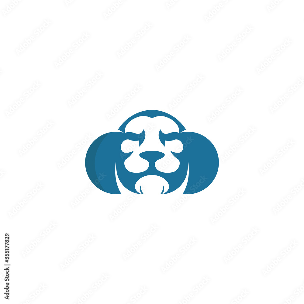 Lion cloud vector logo template - Eps 10 Lion cloud vector logo template - Eps 10