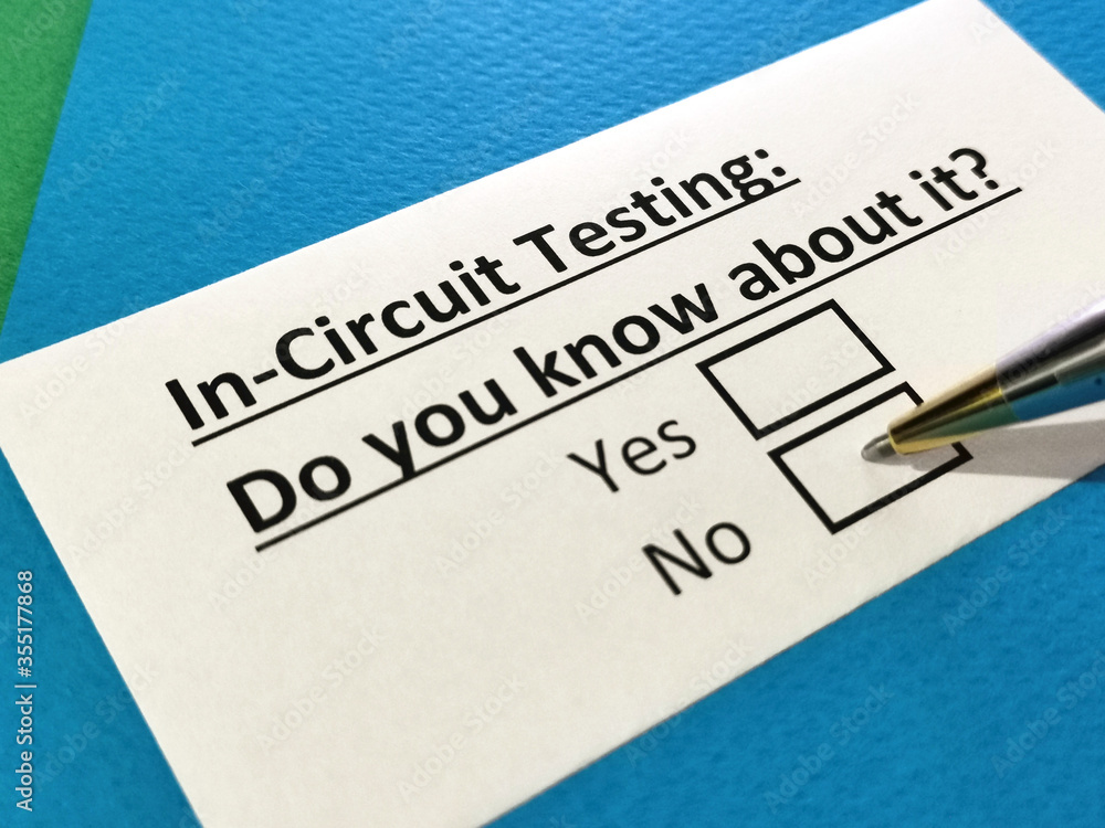 Questionnaire about electronics.