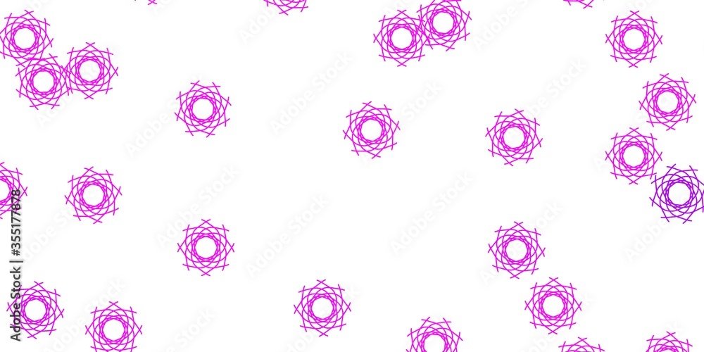 Light Pink vector backdrop with chaotic shapes. Light Pink vector backdrop with chaotic shapes.