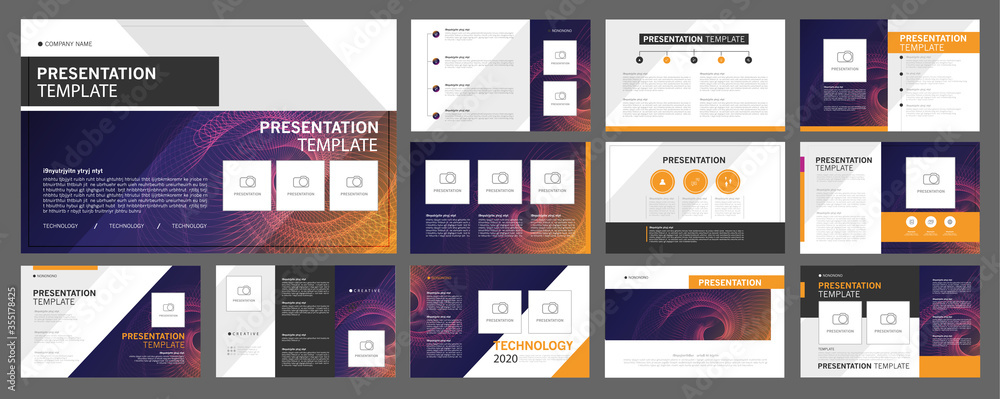 Business presentation templates set. use in presentation, flyer and leaflet, corporate report, marketing, advertising, annual report, banner, annual report brochure, company profile. Business presentation templates set. use in presentation, flyer and leaflet, corporate report, marketing, advertising, annual report, banner, annual report brochure, company profile.