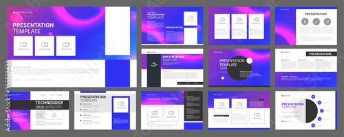 Business presentation templates set. use in presentation, flyer and leaflet, corporate report, marketing, advertising, annual report, banner, annual report brochure, company profile.