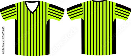 referee t shirt on a green background mock ups templates custom design