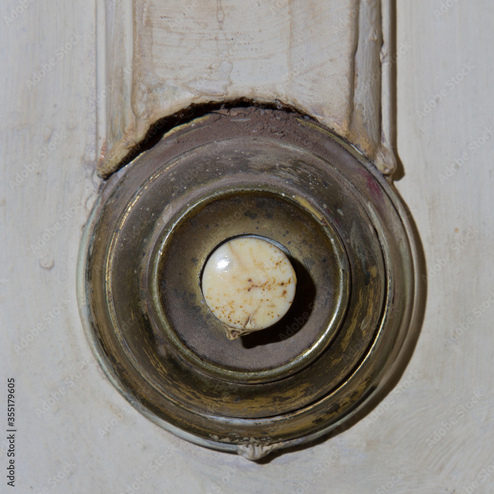 Antique buzzer or bell push Antique buzzer or bell push