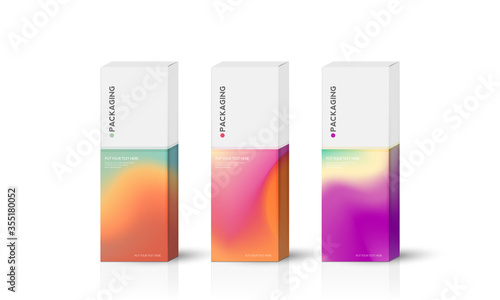 Box, packaging template for product vector design illustration.