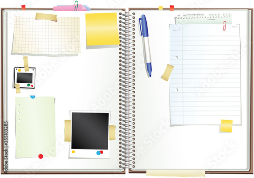 Spiral bound paper sketchpad