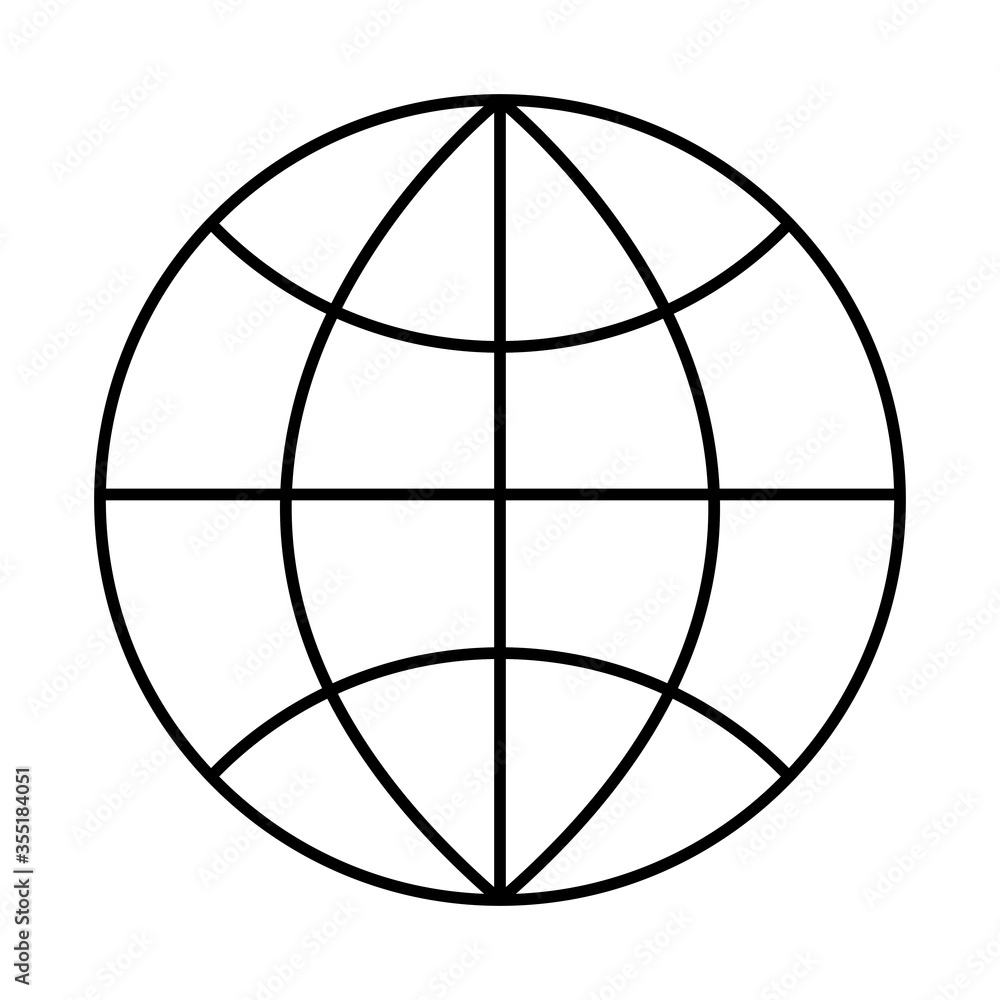 sphere browser graphic isolated icon sphere browser graphic isolated icon