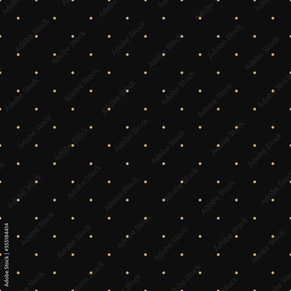 Dotted eamless vector pattern in black and gold colors Dotted eamless vector pattern in black and gold colors