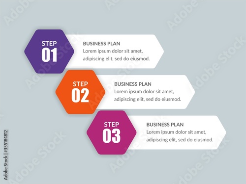 Business Infographic Element Premium Vector
