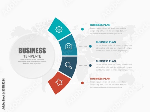 Creative Business Infographic Element Premium Vector