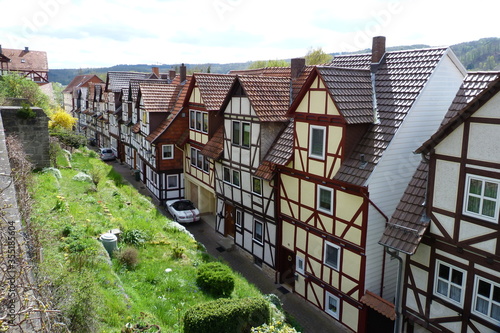 Bad Sooden-Allendorf und historische Bauwerke im Stadtteil Allendorf, hier Fischerstad