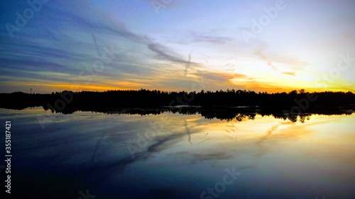 sunset over lake © Keith