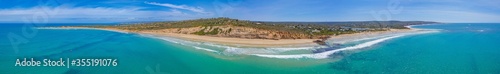 Aerial view of a beach at Anglesea in Australia photo