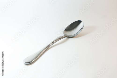 spoon on white background