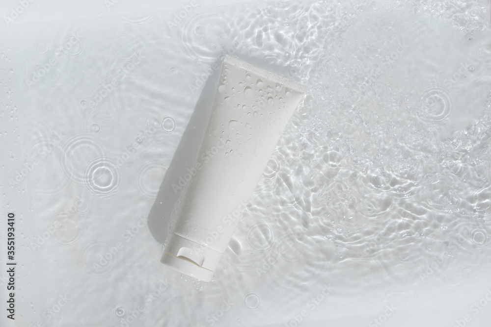 beauty treatment medical skincare and cosmetic lotion cream serum oil mockup bottle packaging product on water splash background in healthcare and medicine beauty treatment medical skincare and cosmetic lotion cream serum oil mockup bottle packaging product on water splash background in healthcare and medicine