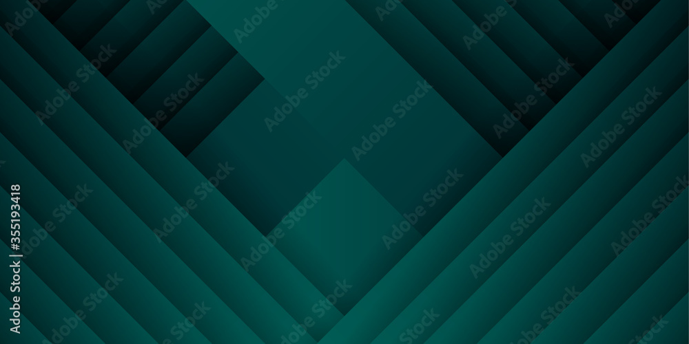 Obraz premium Green 3D background for banner, design template