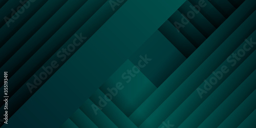 Green 3D background for banner, design template