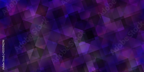 Light Purple vector background with polygonal style.