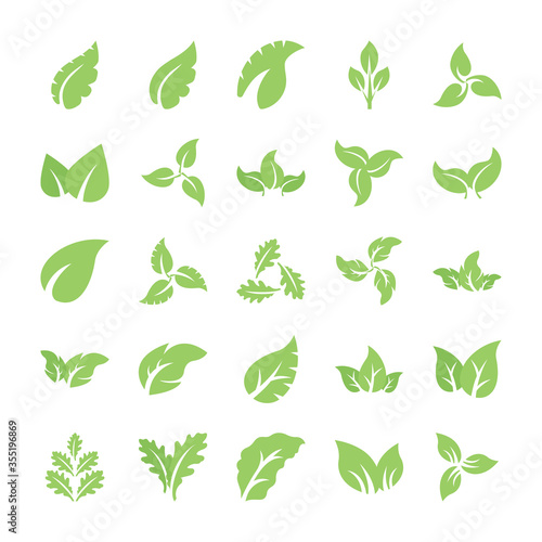 Leaf Icon Set 