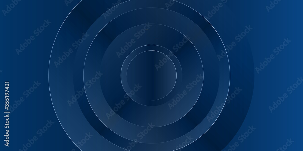 Blue circle abstract background. geometric illustration with gradient. background texture design for poster, banner, card and template. Vector illustration Blue circle abstract background. geometric illustration with gradient. background texture design for poster, banner, card and template. Vector illustration