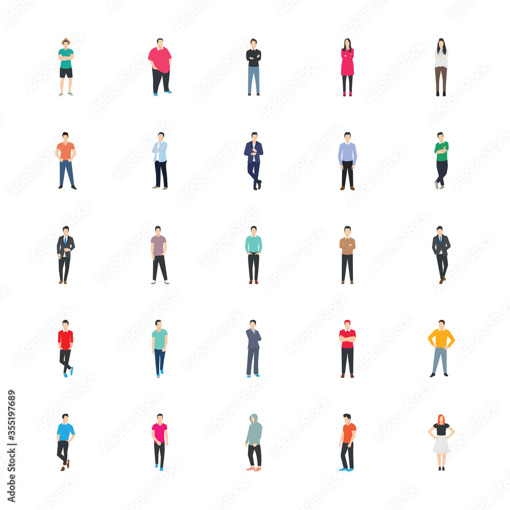 People Character Icon Pack 