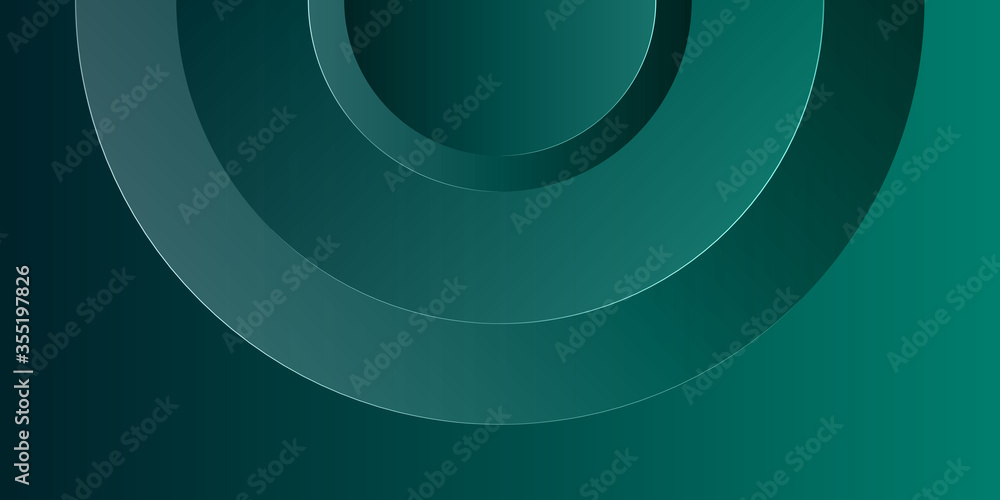 Modern 3D green circle background for presentation design. Vector illustration design for presentation, banner, cover, web, flyer, card, poster, wallpaper, texture, slide, magazine, and powerpoint. Modern 3D green circle background for presentation design. Vector illustration design for presentation, banner, cover, web, flyer, card, poster, wallpaper, texture, slide, magazine, and powerpoint.
