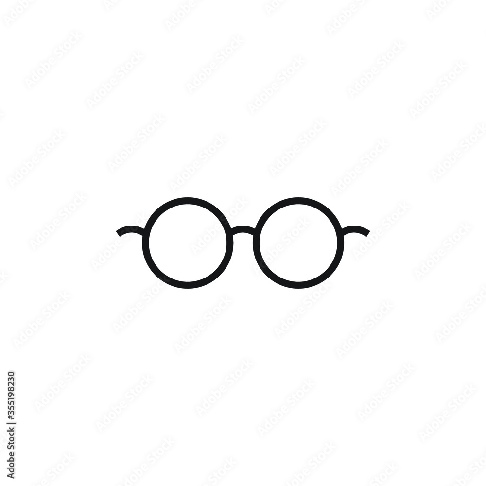 glasses icon vector glasses icon vector