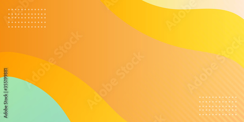 Yellow summer background. Vector illustration design for presentation, banner, cover, web, flyer, card, poster, wallpaper, texture, slide, magazine, and powerpoint. 