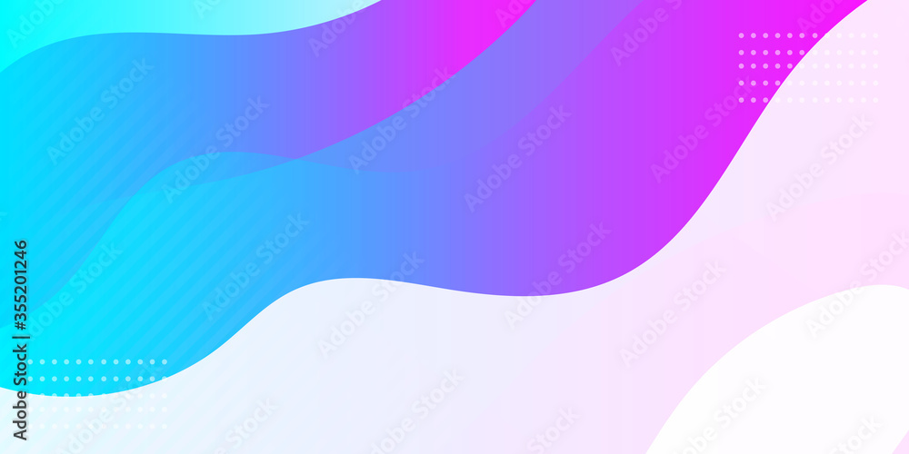 Abstract vector backgrounds with line waves. Vector illustration for presentation design.