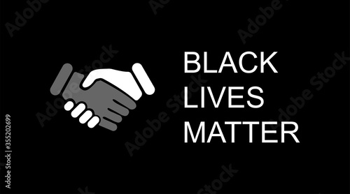 Black lives matter. Black lives matter poster or banners. Black lives matter social protest. Vector illustration
