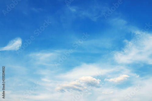 white cloud with blue sky nature landscape background