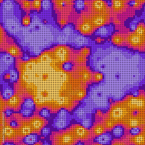 Holiday seamless purple glittering disco background design. Vector illustration