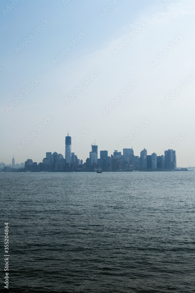 View of Manhattan from the river