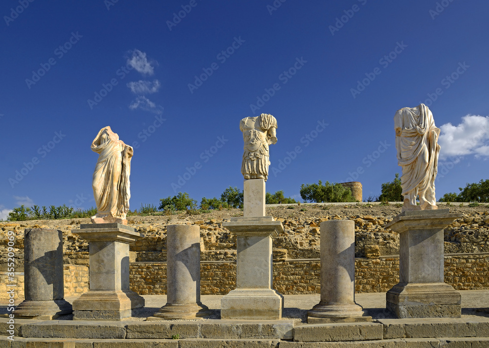 Archaeological site of Torreparedones, Andalusia, Spain. The Archaeological Park of Torreparedones can be one of the most important heritage landmarks of the Iberian Peninsula.