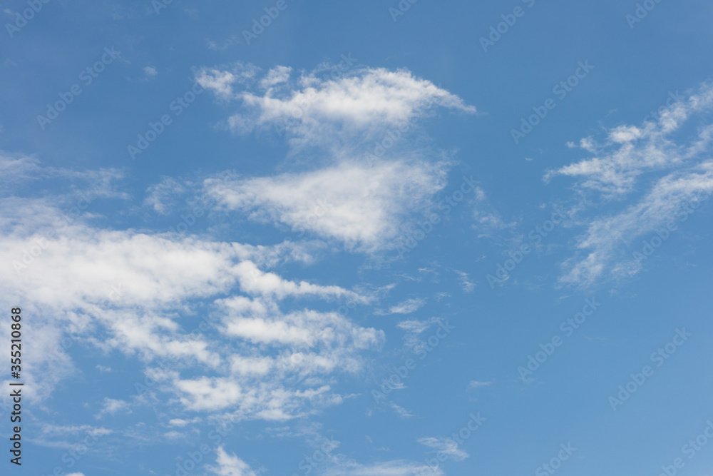 Blue beautiful abstract sky background