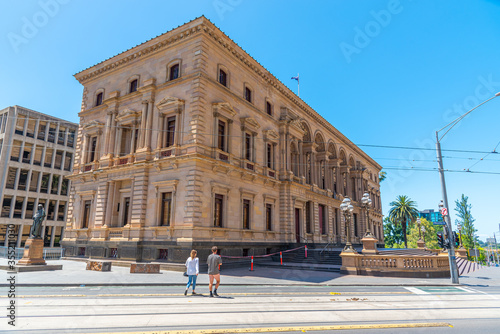 Old treasury building in Melbourne, Australia photo