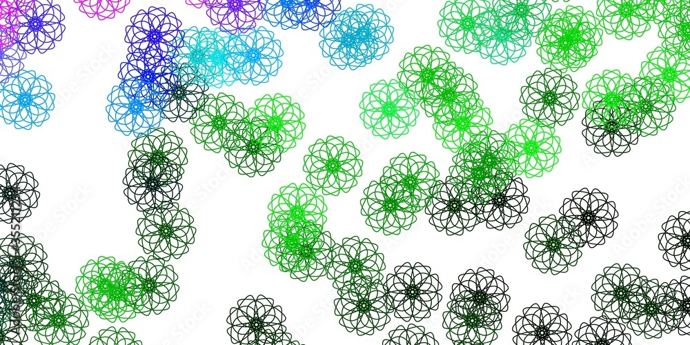 Light Pink, Green vector natural backdrop with flowers. Light Pink, Green vector natural backdrop with flowers.