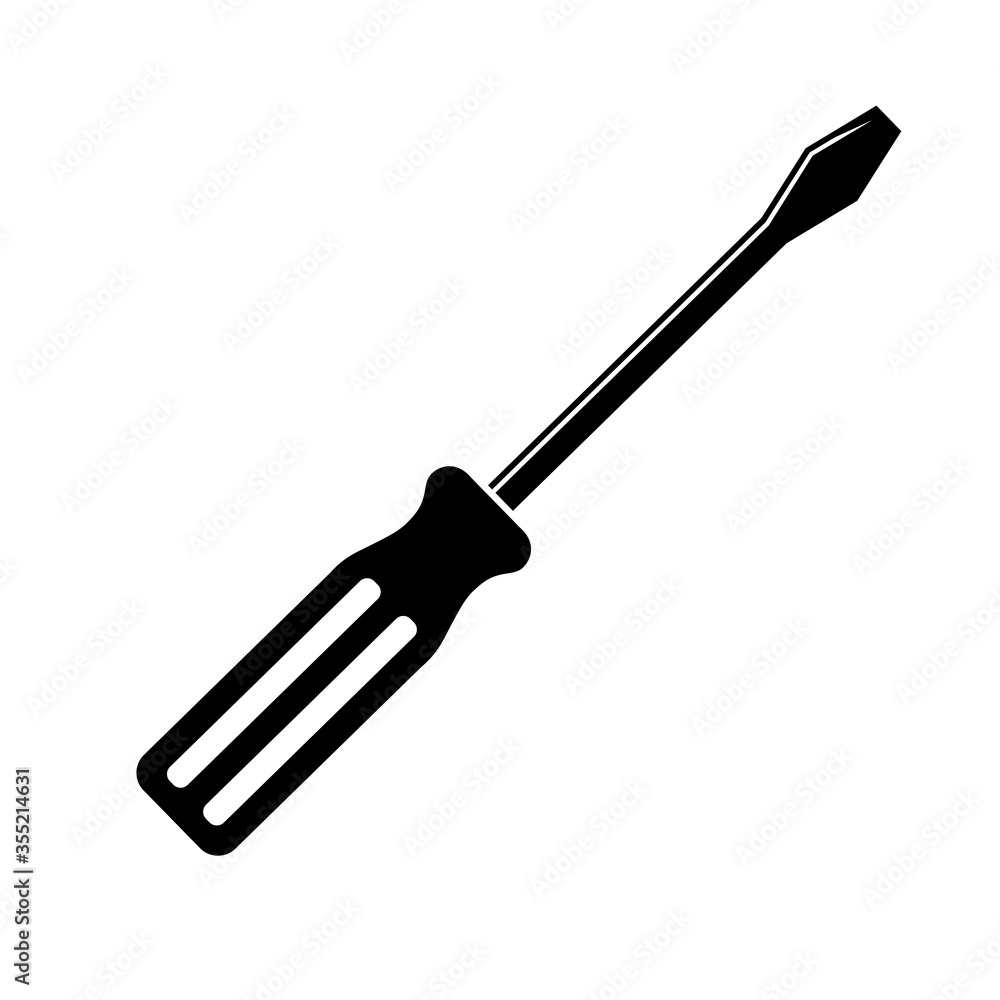 Slotted common blade screwdriver flat Slotted common blade screwdriver flat
