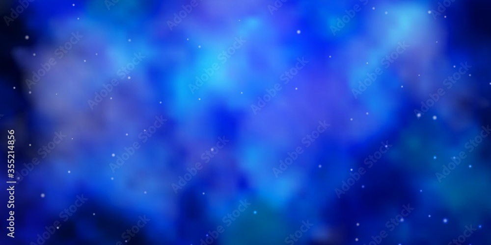 Dark Pink, Blue vector background with colorful stars. Colorful illustration in abstract style with gradient stars. Pattern for websites, landing pages.